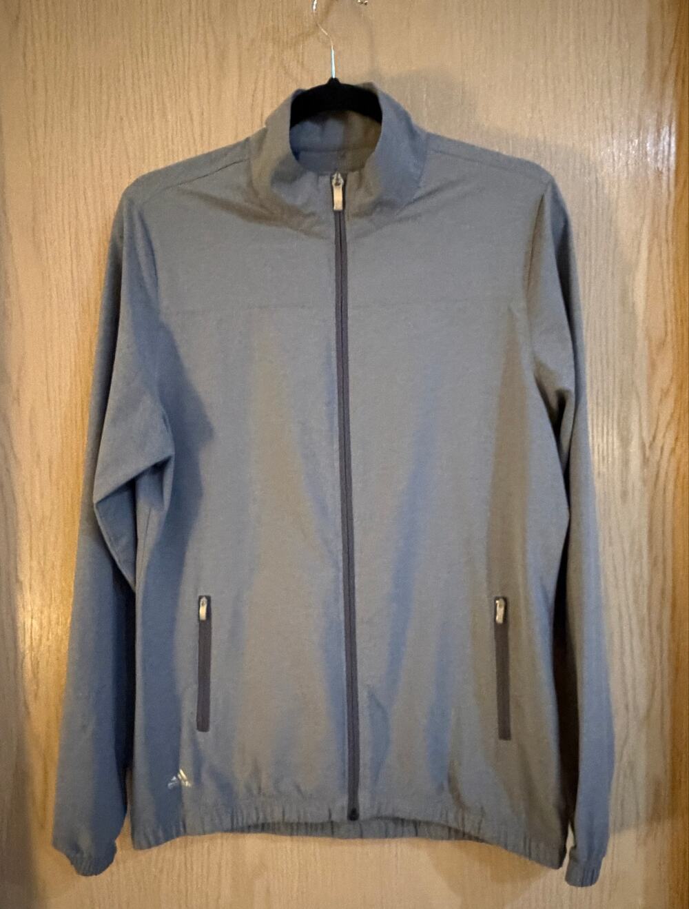 Adidas Golf Women’s Essential Full Zip Windbreaker Jacket Gray M